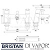 Bristan Smile Bath Shower Mixer Dimensions